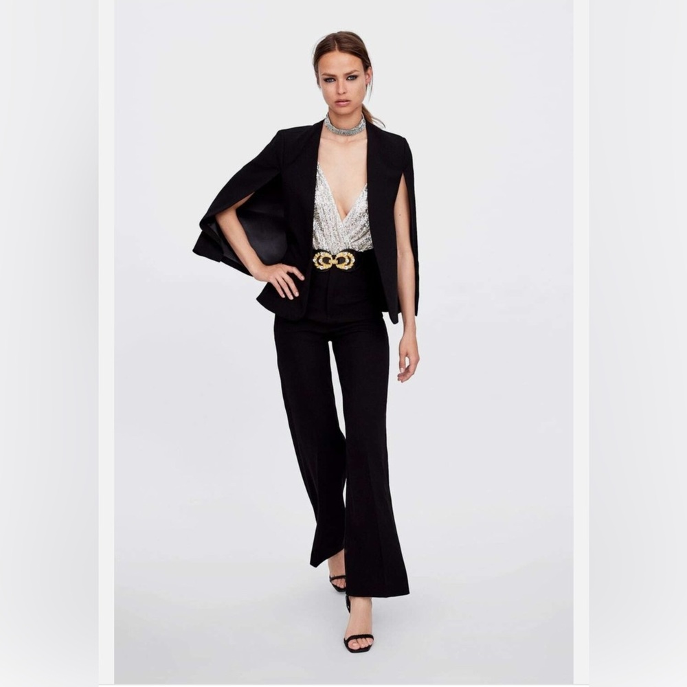 Zara elegant Black and Gold Women's Belt